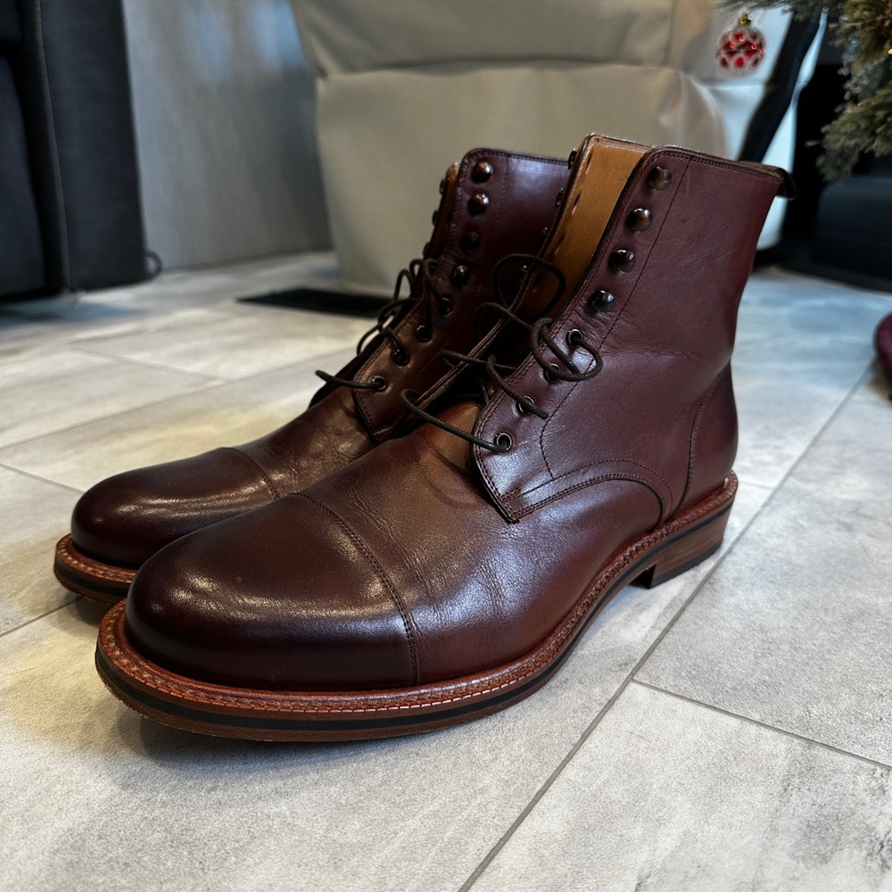 Beckett Simonon Brown Leather Boots